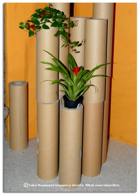 MACETEROS ECOLÓGICO DECORATIVOS DE CARTÓN. MATERIAL BIODEGRADABLE