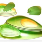 VAJILLA DESECHABLE REALIZADA CON TRIGO, MAÍZ Y ÁCIDO LÁCTICO