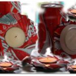 REUTILIZACIÓN DE UNA LATA DE COCA-COLA EN CURIOSO PORTAVELA