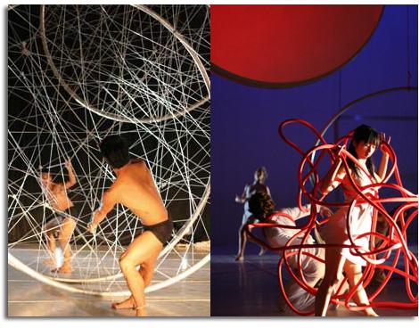 diseño del escenario y el vestuario para el Ballet Nacional de Marsella