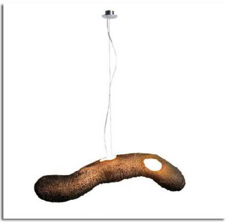 DISEÑOS ORGÁNICOS, INSPIRADOS EN LA NATURALEZA. LÁMPARAS ELABORADAS CON CAPULLO DE SEDA