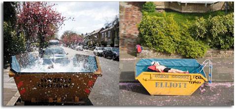 REUTILIZAR CUBAS DE RESIDUOS. TRANSFORMARLAS EN ESPACIOS PÚBLICOS