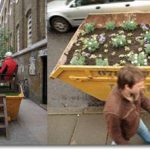 REUTILIZAR CUBAS DE RESIDUOS. TRANSFORMARLAS EN ESPACIOS PÚBLICOS