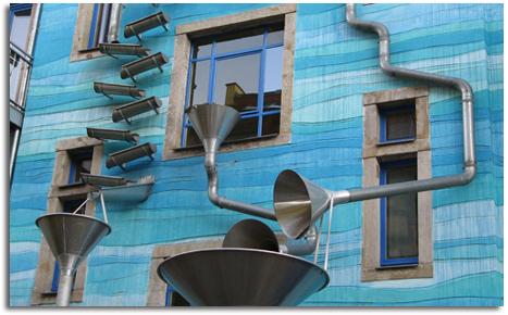 EDIFICIO QUE PERMITE RECICLAR EL AGUA DE LLUVIA