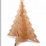 ÁRBOLES DE NAVIDAD DE CARTÓN RECICLADO. NAVIDAD ECO