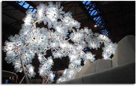 DECORADOS PARA EVENTOS CON BOTELLAS DE PLÁSTICO. SISTEMA PET LIGHT 33