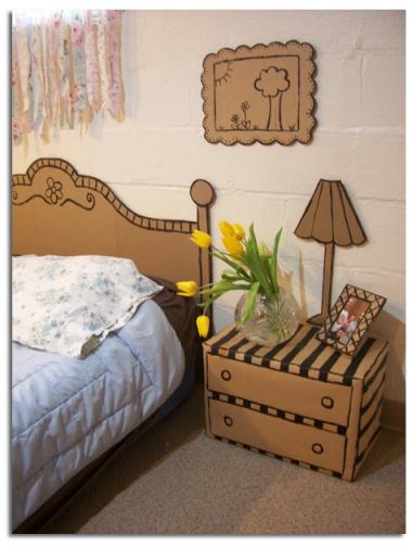 MUEBLES DE CARTÓN. DECORACIÓN INFANTIL ECOLÓGICA
