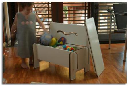 MUEBLES DE CARTÓN. DECORACIÓN INFANTIL ECOLÓGICA