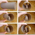 RECICLAR ROLLOS DE PAPEL HIGIÉNICO DE FORMA ARTÍSTICA