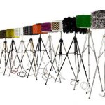 LÁMPARAS DE PIE HECHAS CON TAMBORES DE LAVADORAS