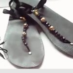 IDEAS PARA EL VERANO- SANDALIAS RECICLADAS REUTILIZANDO AURICULARES ROTOS